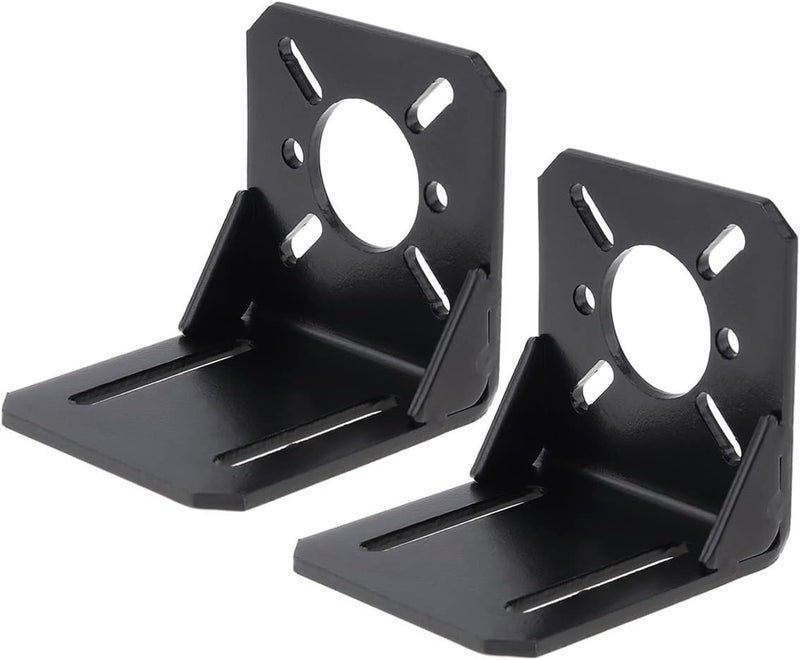 ChgImposs 2 Pack Motor Mount Bracket, Universal Multifunction Fixing Mounting Base for 750/755/775/795/850/895 DC Motor 28/35/42 Stepper Motor Nema 17 - Image 1